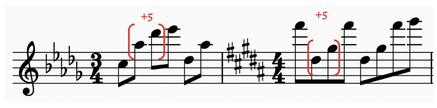 Amarosa, Example 4a