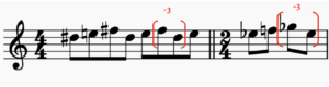Amarosa, Example 4b