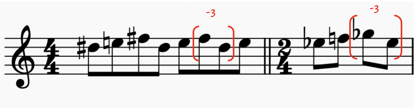 Amarosa, Example 4b